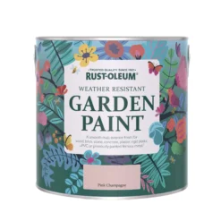 Rust-Oleum Garden Paint Pink Champagne Matt Multi-surface Garden Paint, 2.5L Tin -Garden - Landscaping Store rust oleum garden paint pink champagne matt multi surface garden paint 2 5l tin5013296131827 08c bq