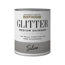 Rust-Oleum Medium Shimmer Silver Glitter Effect Mid Sheen Multi-surface Topcoat Paint Glitter, 750ml 7 Rust-Oleum Medium Shimmer Silver Glitter Effect Mid Sheen Multi-surface Topcoat Paint Glitter, 750ml -Garden - Landscaping Store rust oleum medium shimmer silver glitter effect mid sheen multi surface topcoat paint glitter 750ml5013296039550 08c bq