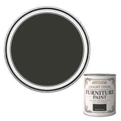 Rust-Oleum Natural Charcoal Flat Matt Furniture Paint, 750ml