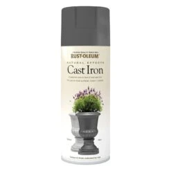 Rust-Oleum Natural Effects Matt Cast Iron Textured Effect Multi-surface Spray Paint, 400ml -Garden - Landscaping Store rust oleum natural effects matt cast iron textured effect multi surface spray paint 400ml5013296953580 08c bq