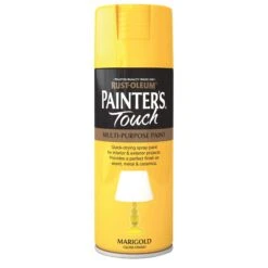 Rust-Oleum Painter's Touch Marigold Gloss Multi-surface Decorative Spray Paint, 400ml -Garden - Landscaping Store rust oleum painter s touch marigold gloss multi surface decorative spray paint 400ml5013296950954 08c bq