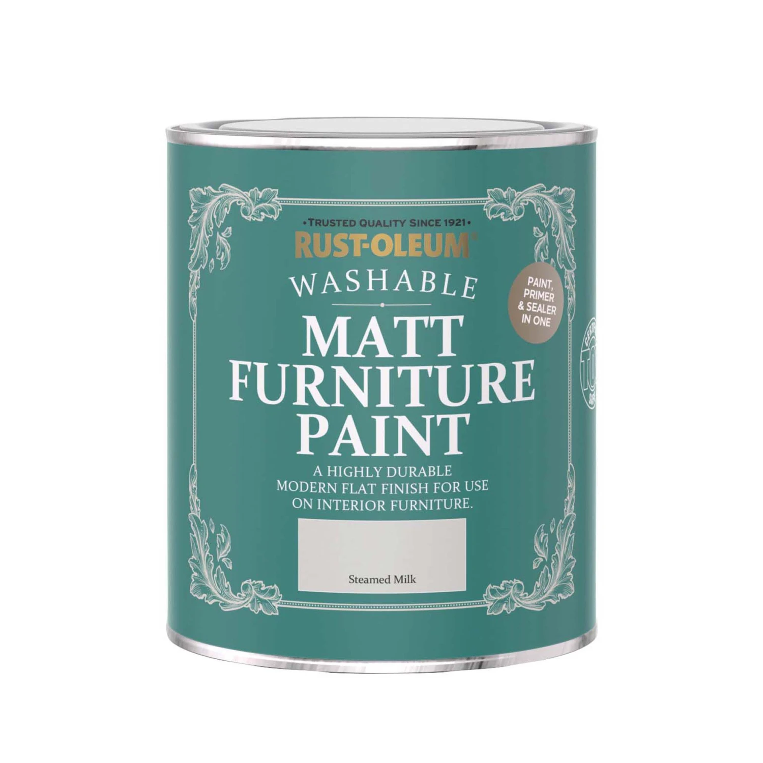 Rust-Oleum Steamed Milk Matt Furniture Paint, 750ml 4 Rust-Oleum Steamed Milk Matt Furniture Paint, 750ml - Image 2