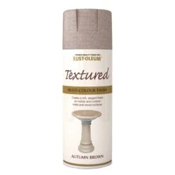 Rust-Oleum Stone Autumn Brown Textured Effect Multi-surface Spray Paint, 400ml -Garden - Landscaping Store rust oleum stone autumn brown textured effect multi surface spray paint 400ml5013296950527 08c bq