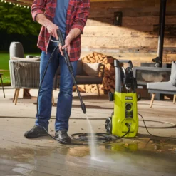 Ryobi Corded Pressure Washer 1.8kW RY140PWA -Garden - Landscaping Store ryobi corded pressure washer 1 8kw ry140pwa4892210202963 04i bq