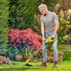 Ryobi ONE+ 18V 230mm Cordless Grass Trimmer RY18LT23A-120 -Garden - Landscaping Store ryobi one 18v 230mm cordless grass trimmer ry18lt23a 1204892210203748 02i bq