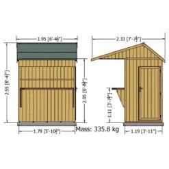 Shire Timber Bar Shiplap Wooden 6x4 Apex Garden Storage - Assembly Service Included -Garden - Landscaping Store shire timber bar shiplap wooden 6x4 apex garden storage assembly service included5019804118946 01t bq