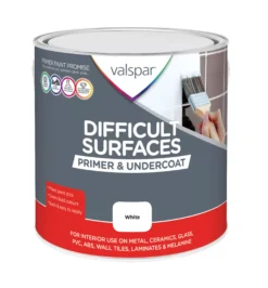 Valspar Difficult Surfaces White Primer & Undercoat, 2.5L -Garden - Landscaping Store valspar difficult surfaces white primer undercoat 2 5l5055018169374 08c bq