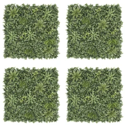 Vertical Square Artificial Plant Wall, (H)1m (W)1m -Garden - Landscaping Store vertical square artificial plant wall h 1m w 1m5059340671932 37c
