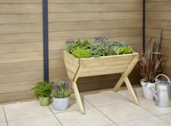 Verve 930mmx690mm Wood Rectangular Raised Bed Kit 0.64m² -Garden - Landscaping Store verve 930mmx690mm wood rectangular raised bed kit 0 64m 5059340329628 03i