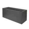 Verve Durdica Dark Grey Plastic Rectangular Trough -Garden - Landscaping Store verve durdica dark grey plastic rectangular trough3663602700234 01bq