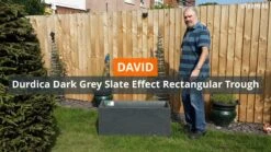 Front Page -Garden - Landscaping Store verve durdica dark grey plastic rectangular trough3663602700234 ven en bq