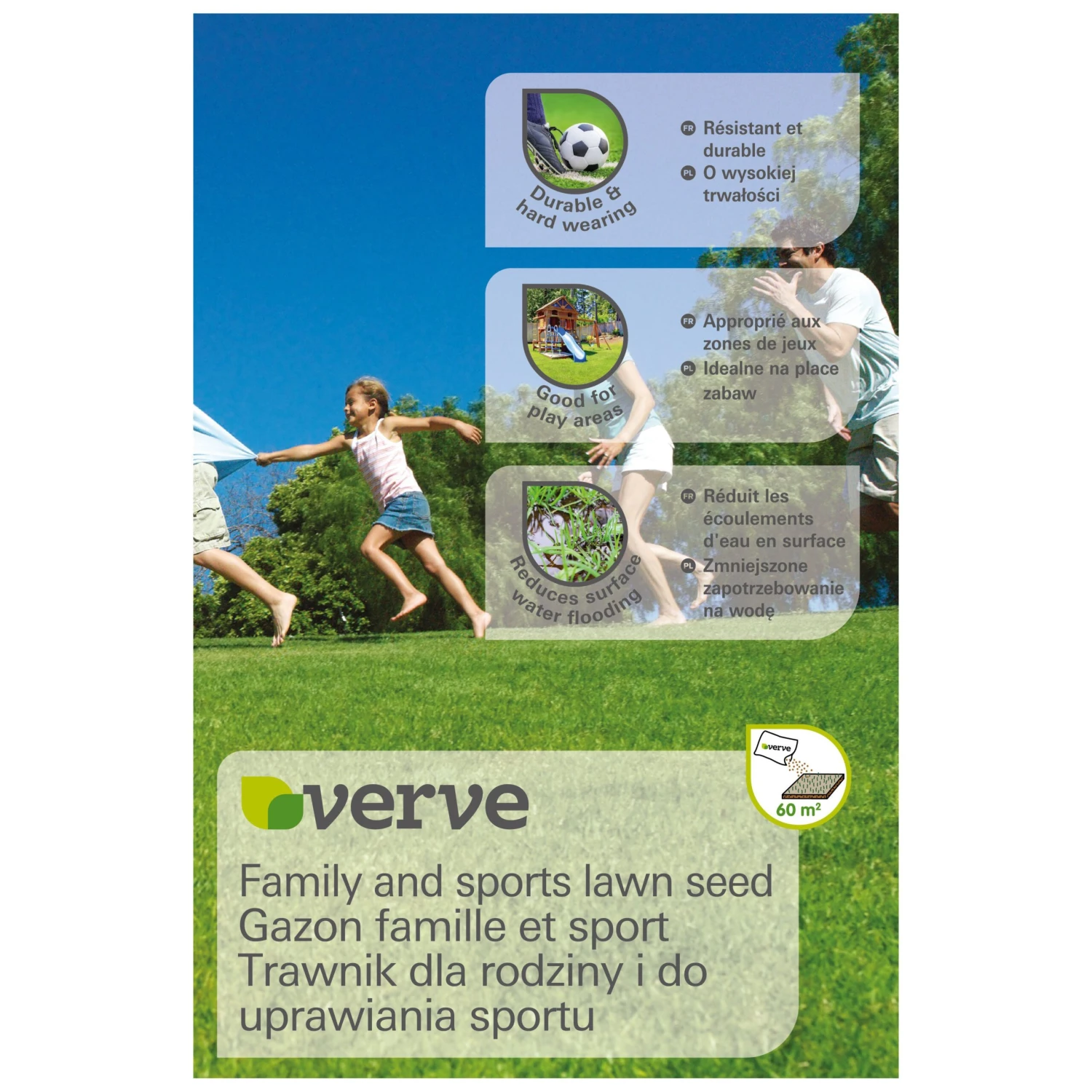 Verve Family & Sports Grass Seeds, 1.5kg 3 Verve Family & Sports Grass Seeds, 1.5kg