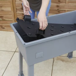 Verve Grey Rectangular Planter -Garden - Landscaping Store verve grey rectangular planter5059340328911 08i