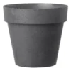 Verve Nurgul Dark Grey Polypropylene (PP) Round Plant Pot (Dia)79cm -Garden - Landscaping Store verve nurgul dark grey polypropylene pp round plant pot dia 79cm5059340341712 02c