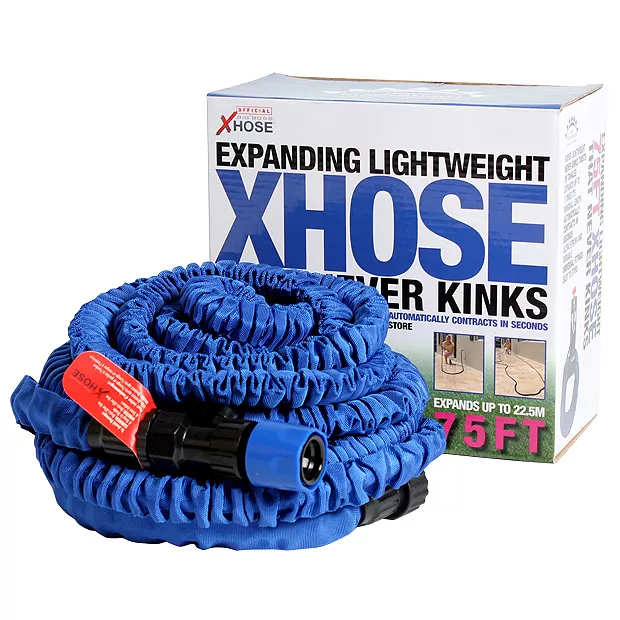 XHose Blue Flexible Extendable Expanding Hose Pipe (L)22.24m 3 XHose Blue Flexible Extendable Expanding Hose Pipe (L)22.24m